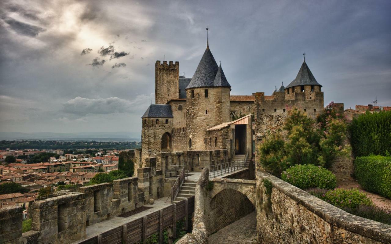 Appartement calme et spacieux, Cité et ville à pied, WIFI, 2 chambres, 3 lits Carcassonne Esterno foto